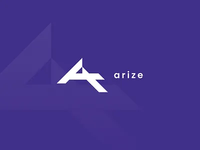 Arize - Letter A logo branding icon logo vector