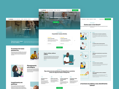 Live Smart startup ui ux