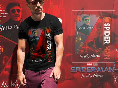 Spider Man: No Way Home · Tee & Vector Art Merchandise branding digital art fan art graphic design graphical art logo marvel art marvel hero art marvel movies marvel studio art poster spider man spider man no way home super hero art