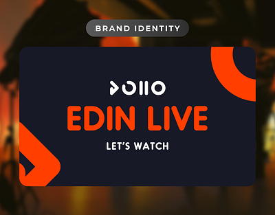 EDIN LIVE adobe brand branding design graphic design identity illustrator logo photoshop style