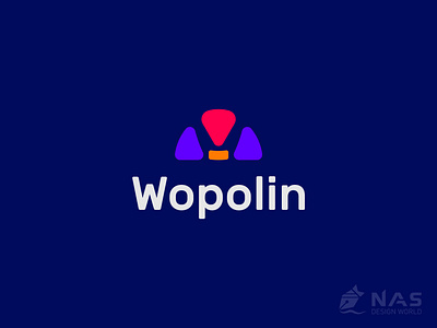 Iconic logo Wopolin best logo branding colorful logo design icon iconic logo logo logo 2021 logo design logos logotype minimal minimalist logo new logo vector