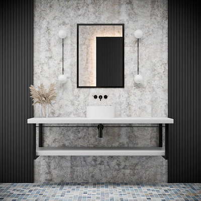 Clean Bath 3d architecture cgi design interior render rendering
