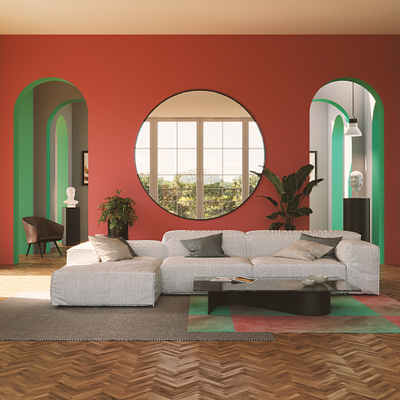 POP 3d architecture cgi design interior render rendering