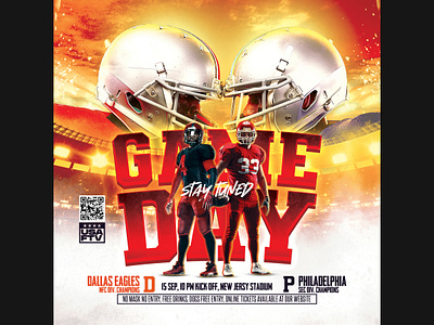 American Football Flyer social media