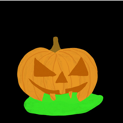 Puking Pumpkin cute halloween ill illustration pumpkin simple