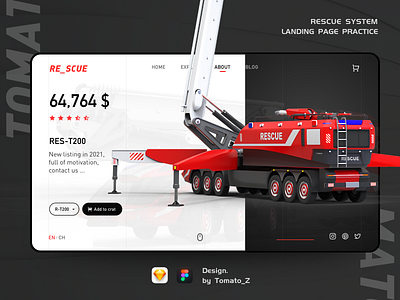Landing Page Design II branding graphic design landing page ui