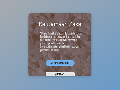 Instagram post - Keutamaan zakat