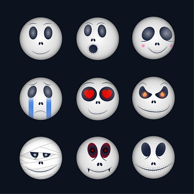 Happy halloween! emoji halloween happy halloween! illustration