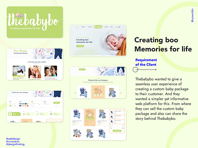 Baby product ecommerce website platform branding design ecommerce fignma illustrator ui ux web design website design