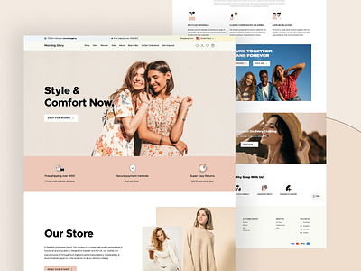 Morning Glory eCommerce bytestechnolab ecommerce fashion figma magento shopify woocommerce