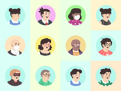 Playful Avatar Creator animation design graphic design illustration vector