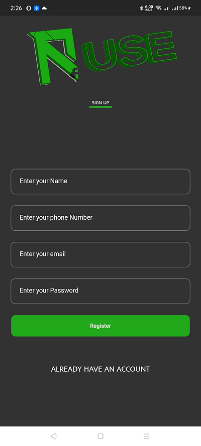 SignUp Design branding graphic design logo ui