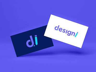 Designi Branding advertising artificial brand brand identity branding brandmark business card colors design designi letter d letter i letter logo logo logomark mark pencil studio vector virtual