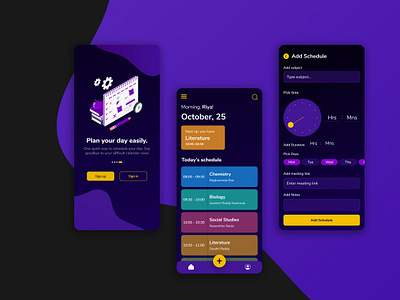 Class scheduling app app calendar classes schedule scheduling ui ux