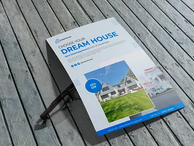 Real Estate - Flyer Design branding flyer design graphic design poster design real estate typography vector