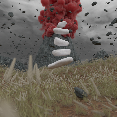 Suspension 3d animation motion graphics