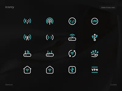 Iconly Pro | Network and Connection 🌎 5g app icon branding icon icondesign iconly iconlypro iconography iconpack icons iconset illustration internet lte net network simcard wifi wireless