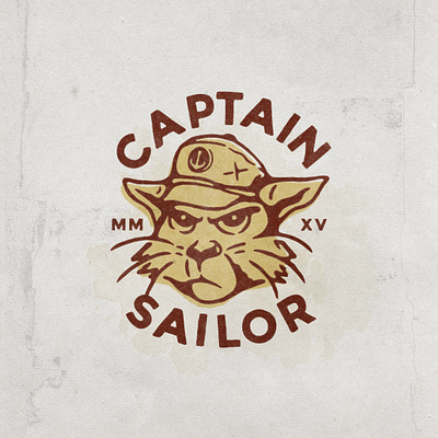 Captain Sailor angonmangsa badge badges brand branding character design graphic design graphicdesign hand drawn handrawn illustration logo streetwear tshirt vector
