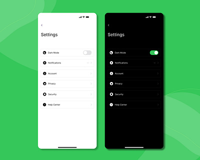 simple setting design app figma follow mobileapp mobiledesign setting simple ui uiux