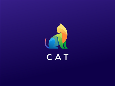 Cat Colorful fluffy