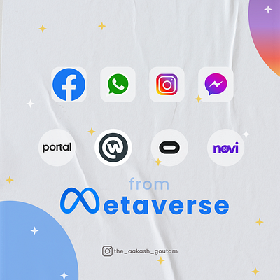 Metaverse | facebook | social media post 3d advertiment branding challenge design dribbble dribbblecreations dribbblers facebook graphic design illustration media meta new social media vector