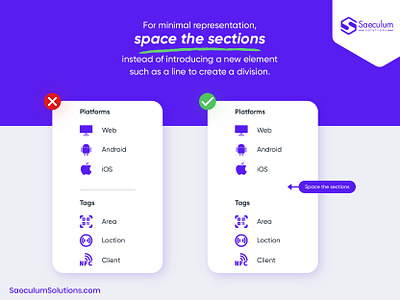 Space the section for minimal representations app ui uidesign uitips uiux uiuxdesign userinterface ux website