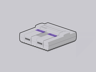 Super NES illustration nintendo snes super nes vector vector art vector illustration video games