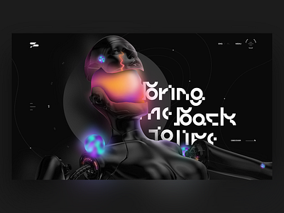 Ui concept Shot _ #7 BMBTL 🤖 3d branding creative design design inspiration gradient graphic illustration landing page typography ui uiux ux vector web web design website