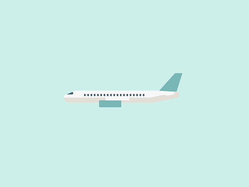 Aeroplane aeroplane animation clouds fly gif illustration minimal motion design motion graphics