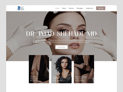 Skin Care landing page concept dermatologist design designer doctor graphics interface skin skincare trendy design ui uiux ux web ui website website design