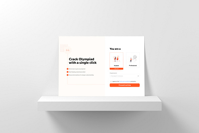 IPTSE Olympiad branding clean design education future illustration minimal onboarding sign up typography ui ux