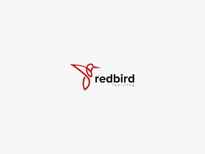 Education logo design bird education logo bird logo branding education education logo graphic design learning logo logo logo design redbird redbird education logo redbird logo