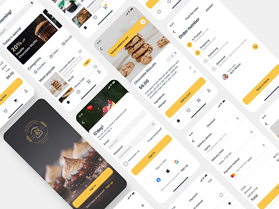 Bakery App | UI Design app bakery design figma mobile app ui ux