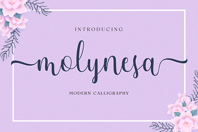 molynesa script banner