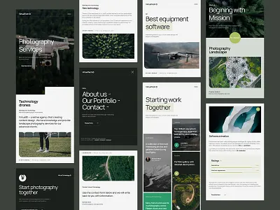 VirtualTech - Website design responsive blog concept design drone landscape minimalist portfolio responsive tablet technology ui ux web design website