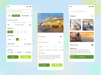 Real Estate - Exploration apartment apartment design booking booking app building exploration home rental hotel house mobile property real estate agency realestateagent rent house rental app restaurant app social app ui uiuxdesign ux