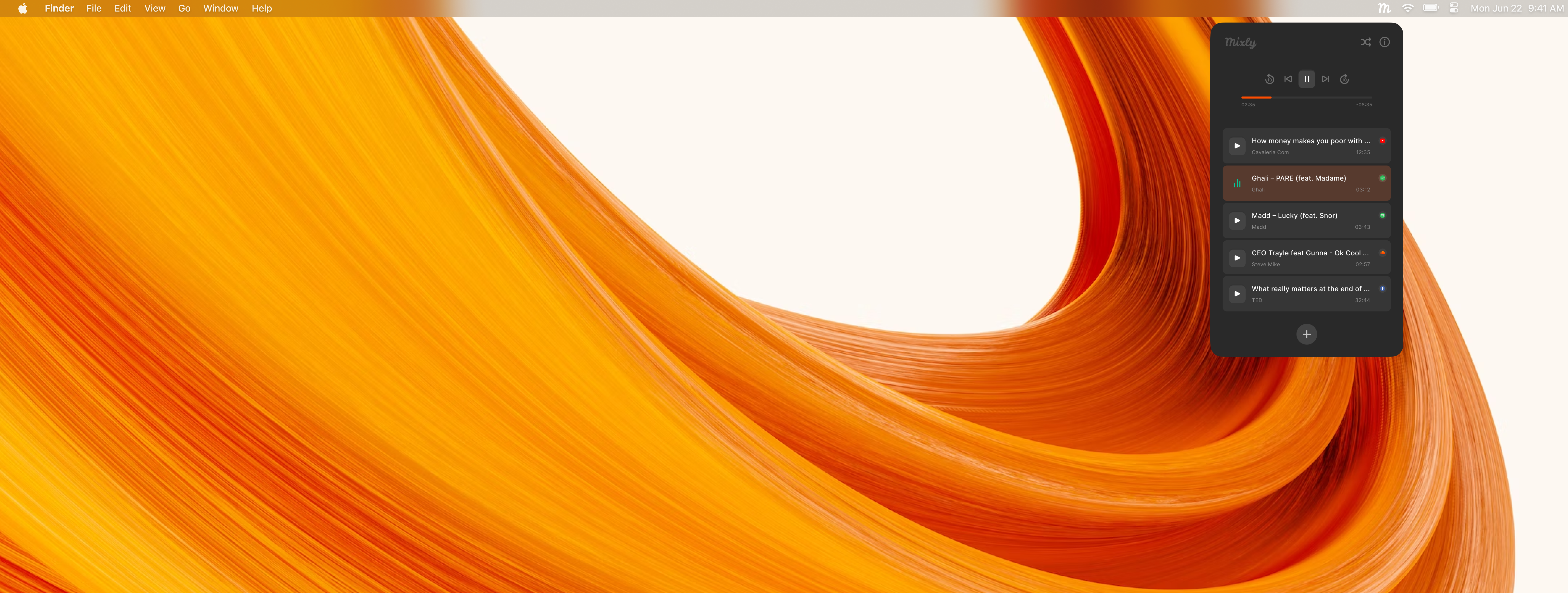 Mixly. ft @anasshassouni 🎧 app branding clean design flat graphic design illustration ios mobile application logo minimal mobile app ui ui design user experience user interface user interface design ux ux design ux ui vector