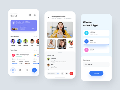 Team Management App app design app designer minimal mobile app mobile design mobile ui productivity project manager project managment team management app team manager team task team work ui design ui ux design visual designer