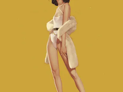 Nadia Lee Cohen 2d artdeco illustration