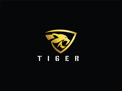 Tiger Logo animal beast branding design fast illustration lion logo logo panther logo powerpoint puma logo security shield sport strong tiger logo tiger shield vector wild wild life
