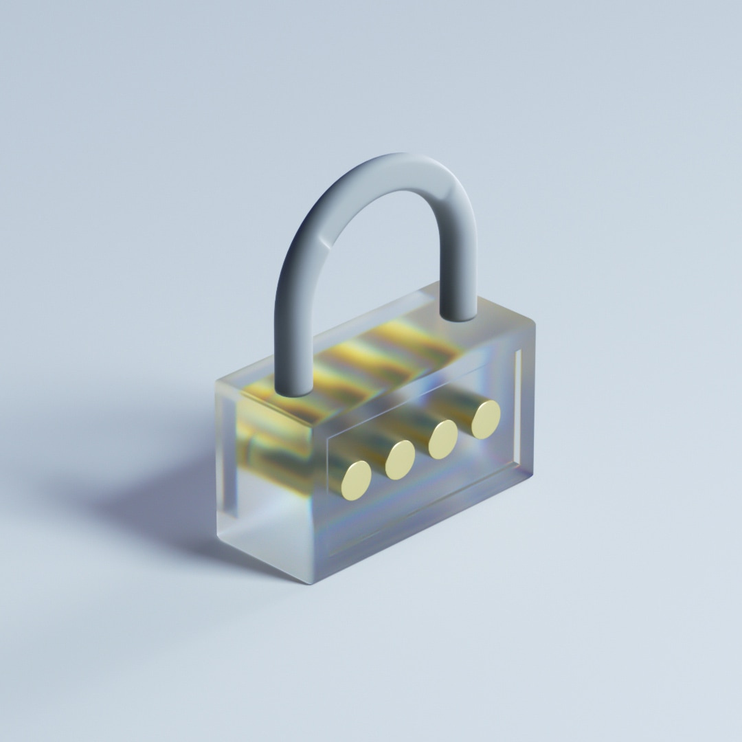 Security lock 3D 3d 3d art 3d artist animation brand branding color design graphic design illustration logo motion graphics ui