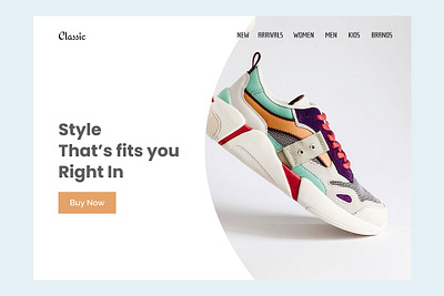 Daily UI #068 - Online Shoe Store