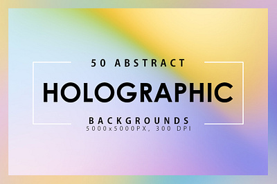 50 Holographic Backgrounds 3d abstract aesthetic animation background backgrounds branding design graphic graphic design graphics holographic illustration iridescent logo motion graphics poster posters ui vector