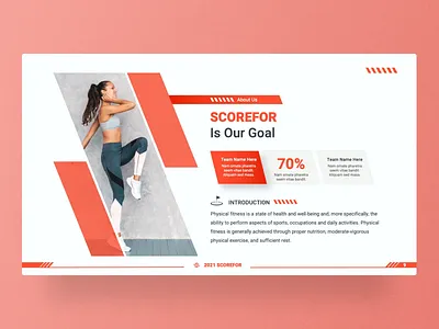Scorefor – Sports and Fitness PowerPoint Presentation Template business creative design fitness fitness club graphic design illustration infographic logo powerpoint powerpoint template presentation score scorefor sport icon sport vector sports sports design ui