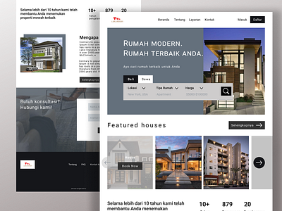 Lakukeras Website property branding clean ui design property ui ux web design