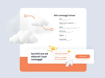 Swiss Cloud Hosting - Landing Page cloud cloud hosting clouds design hosting hosting provider hosting service landing page ui user interface ux