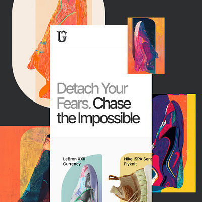 Detach your fears. ai branding chatgpt design e commerce interaction midjourney ui ux webdesign