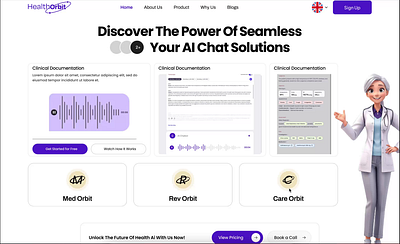 AI Health Care Homepage Video ai ai medical best ai best design doctor homepage figma figma new healthcare ai healthcare best healthcare video homepage medical ui uiux ux video