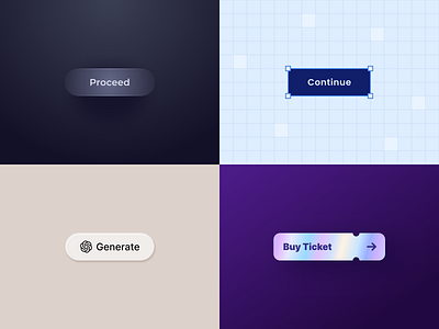 UI Buttons ai atomic design system brand buttons buy component continue cta design system figma generate pixel proceed product design purchase style system ticket ui ui design