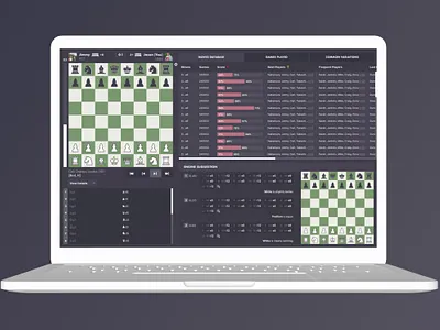 Chess Game Web Online UI v1 chess game. game ui dashboard ui dashboard ux ui online web app online web application platform ux ui saas saas ui saas ux web app web app ux ui web game